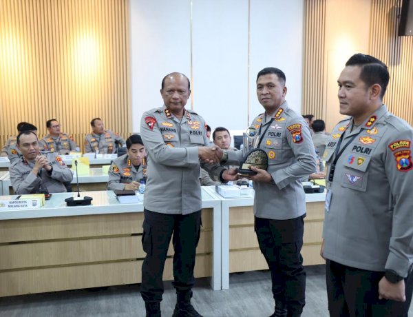 Polresta Sidoarjo Komitmen Jaga Keamanan, Raih Penghargaan Kapolda Jatim